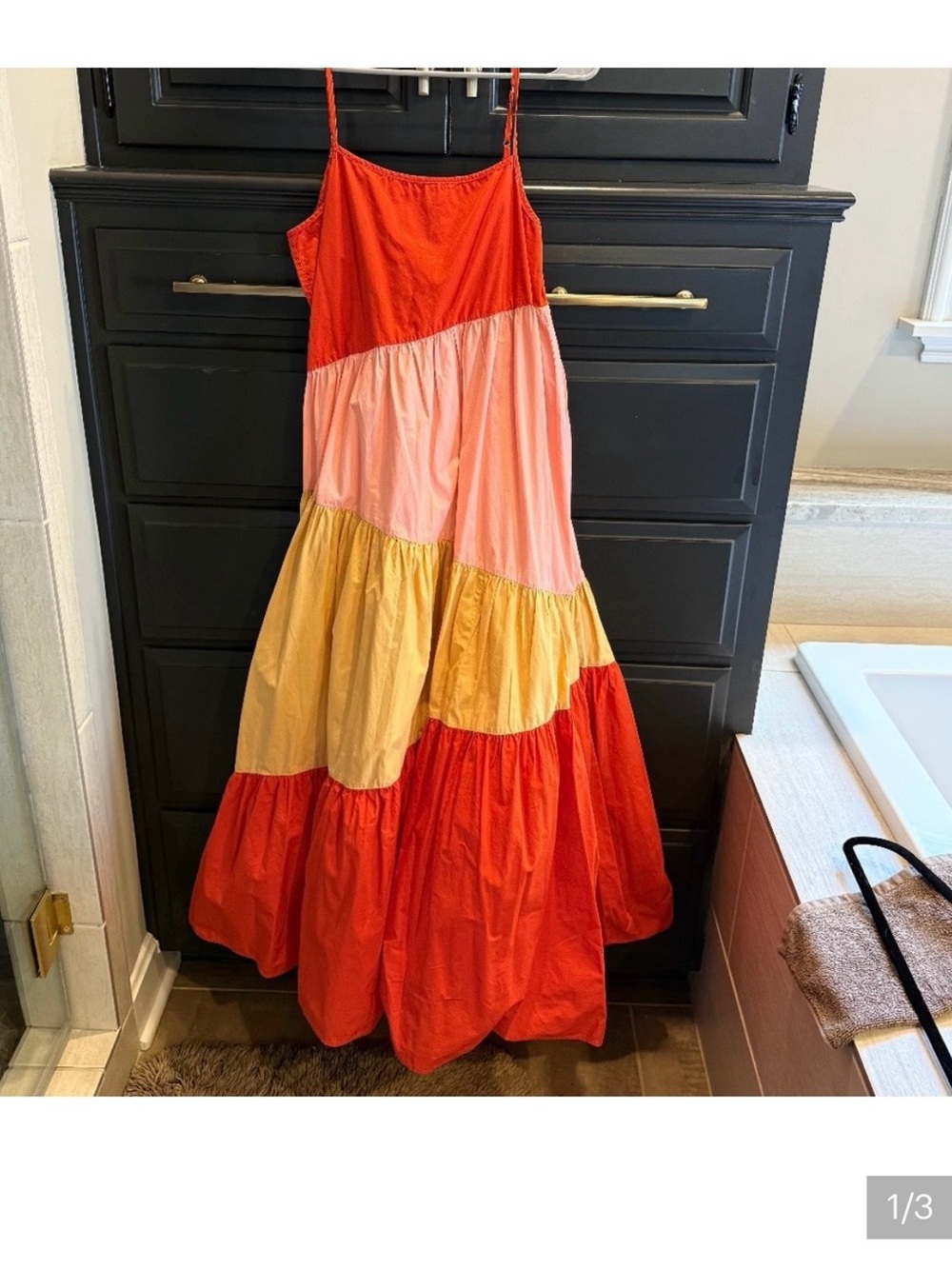 Mister Zimi Color block Maxi
Dress, Size 4